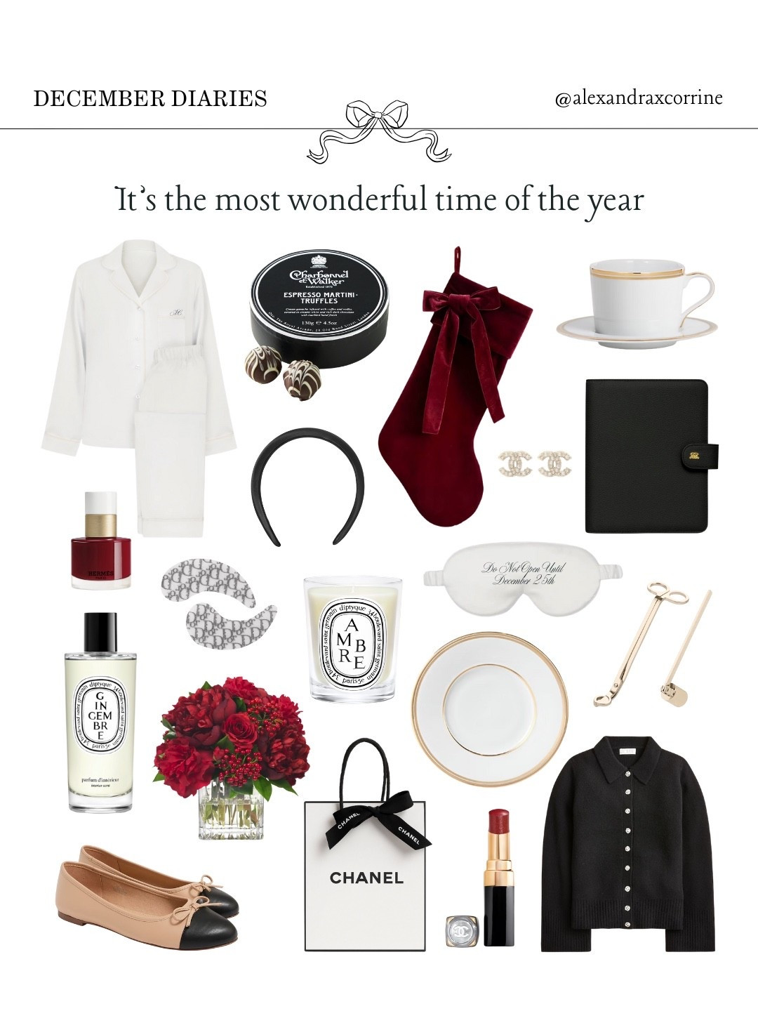 It’s the most wonderful time of the year 🤍❄️ 

#winteraesthetic #christmasseason #christmaswishlist #moodboardaesthetic #pinterestinspo 

[ preppy chic holiday season, classic chic Christmas aesthetic, Christmas wishlist, chic gift guide, cozy winter aesthetic, luxury chic holiday, Pinterest mood board aesthetic ]

#LTKHoliday #LTKSeasonal