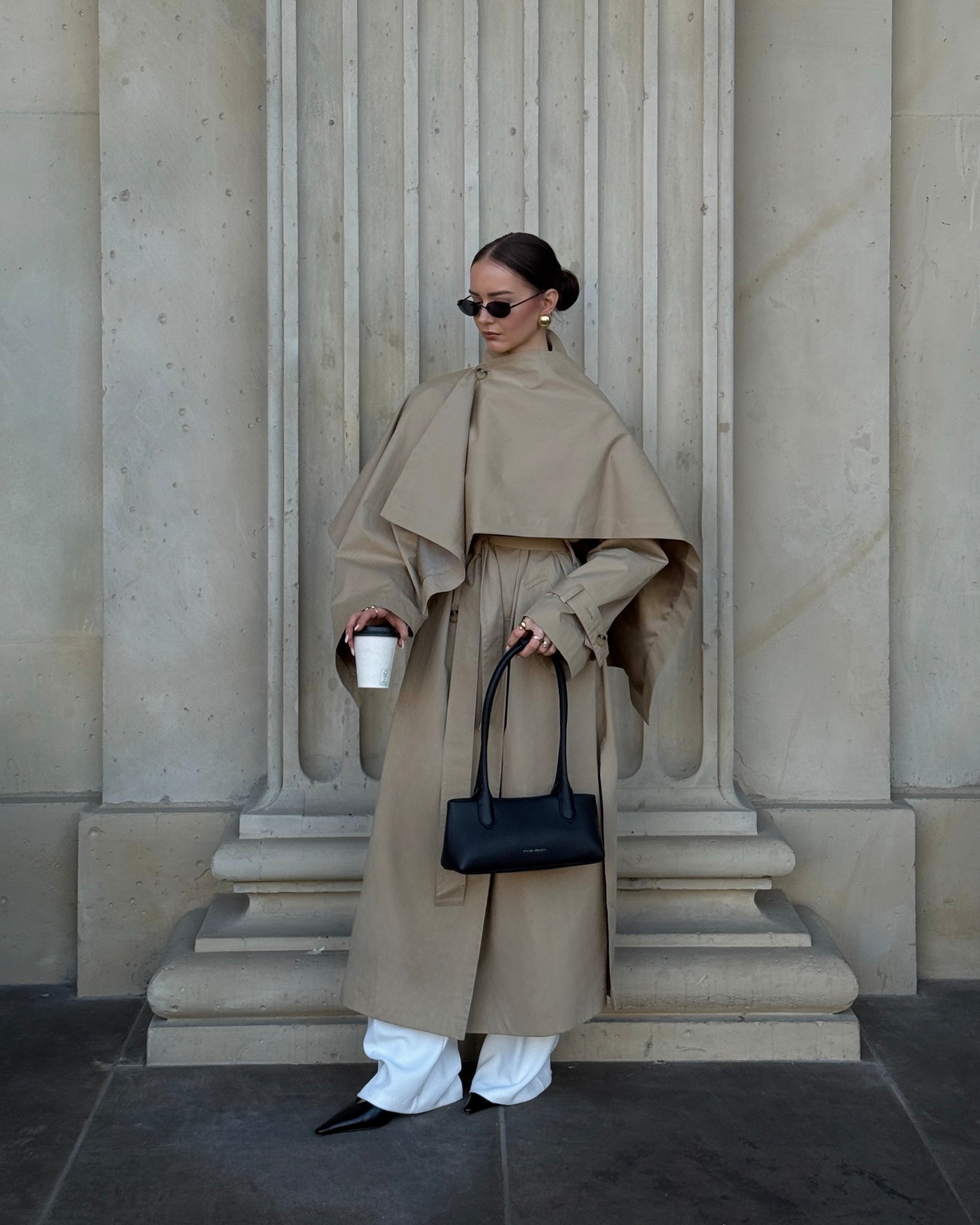 Favorite spring uniform: trench coat + white trousers 

I wear S in the coat 

#LTKeurope #LTKworkwear #LTKspring