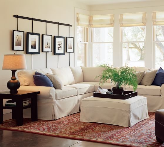 PB Basic Sectional Component Slipcovers | Pottery Barn AU