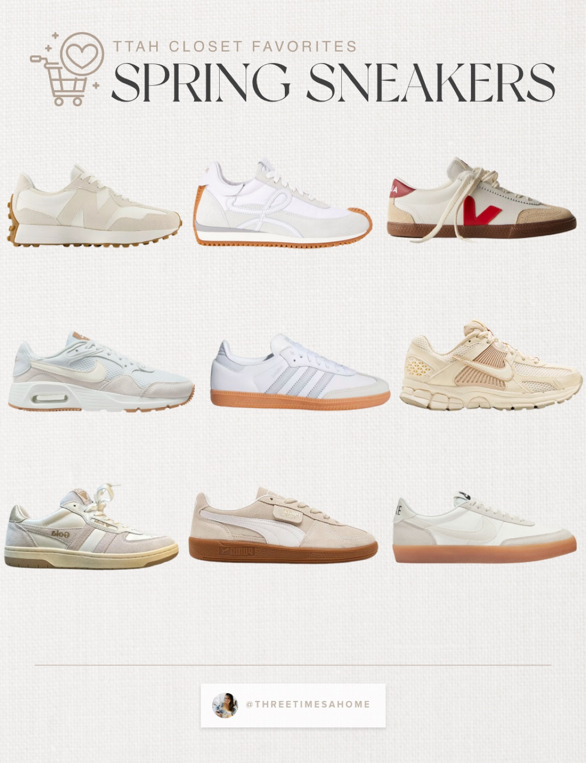 Sneaker edit 👟 

Stylish sneakers for the seasonn

#LTKStyleTip #LTKShoeCrush #LTKFitness