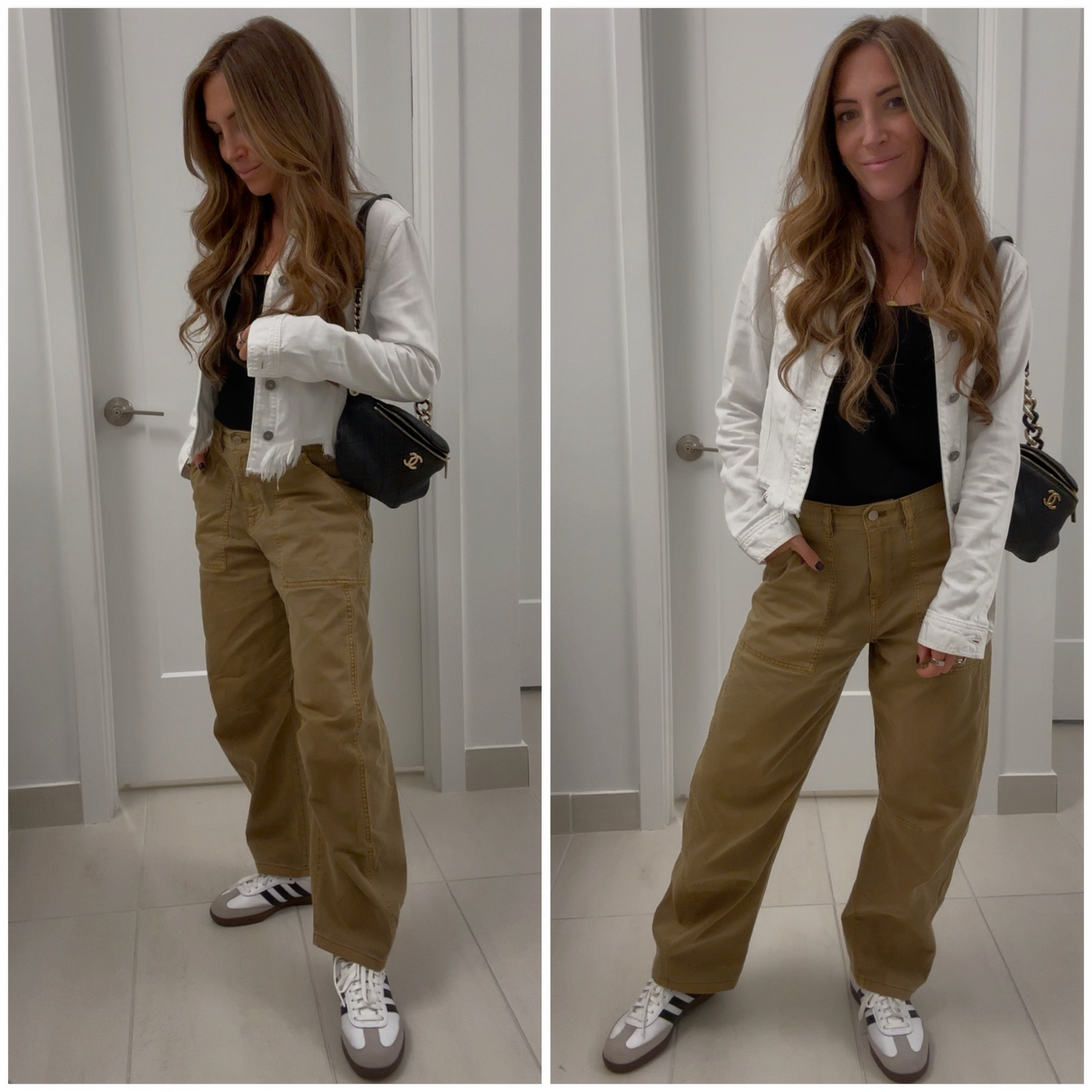 Can’t stop wearing buying more versions of these same barrel pants. The best effing pants ever! On sale now 50% off  This white denim jacket is also a must. Such a solid staple. Tapered, versatile, and buttery soft. 

#LTKFindsUnder100 #LTKGiftGuide #LTKSaleAlert