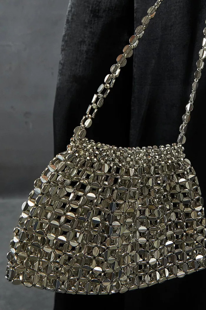 Beaded Embellished Grab Bag | Boohoo.com (UK & IE)