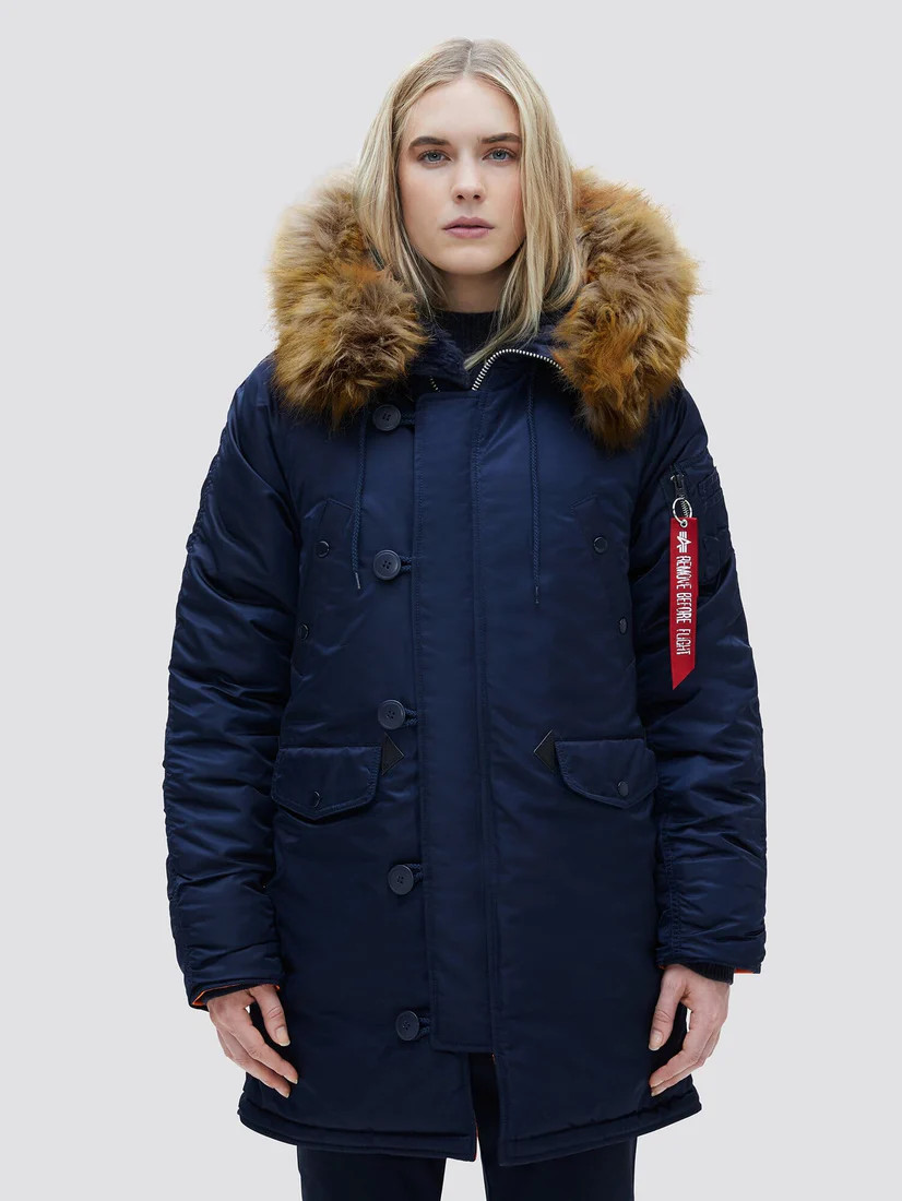 Women's N-3B Parka Replica Blue | Alpha Industries | Alpha Industries Inc