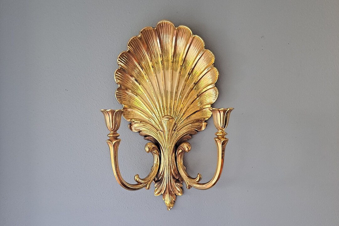 Vintage 1981 Syroco Inc. No. 4224 Hollywood Regency Seashell - Etsy | Etsy (US)