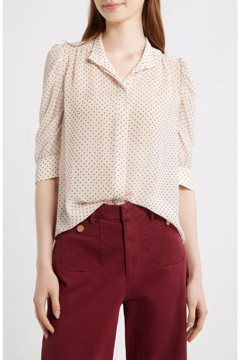 The Gillian Polka Dot Shirt (Women) | Nordstrom | Nordstrom