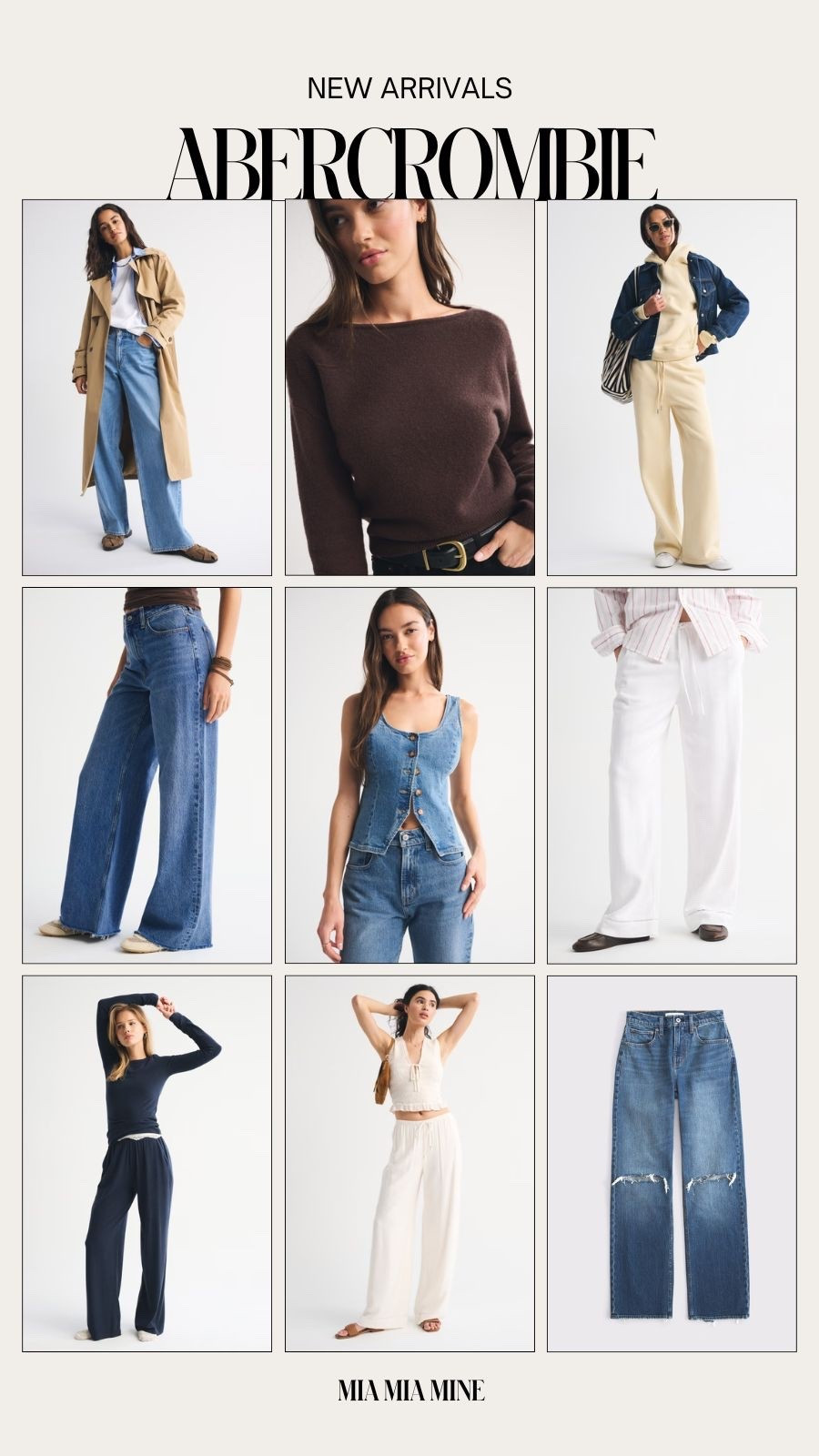 Abercrombie new arrivals - shop lounge sets, sweatsuits, winter denim, resort wear and more under $100

#LTKPetite #LTKSeasonal #LTKootd