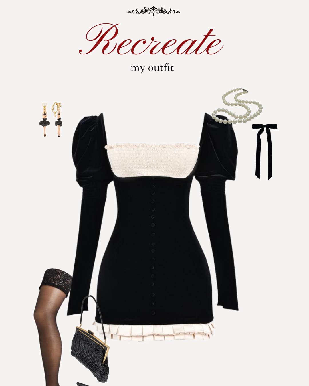 recreate my outfit 🖤