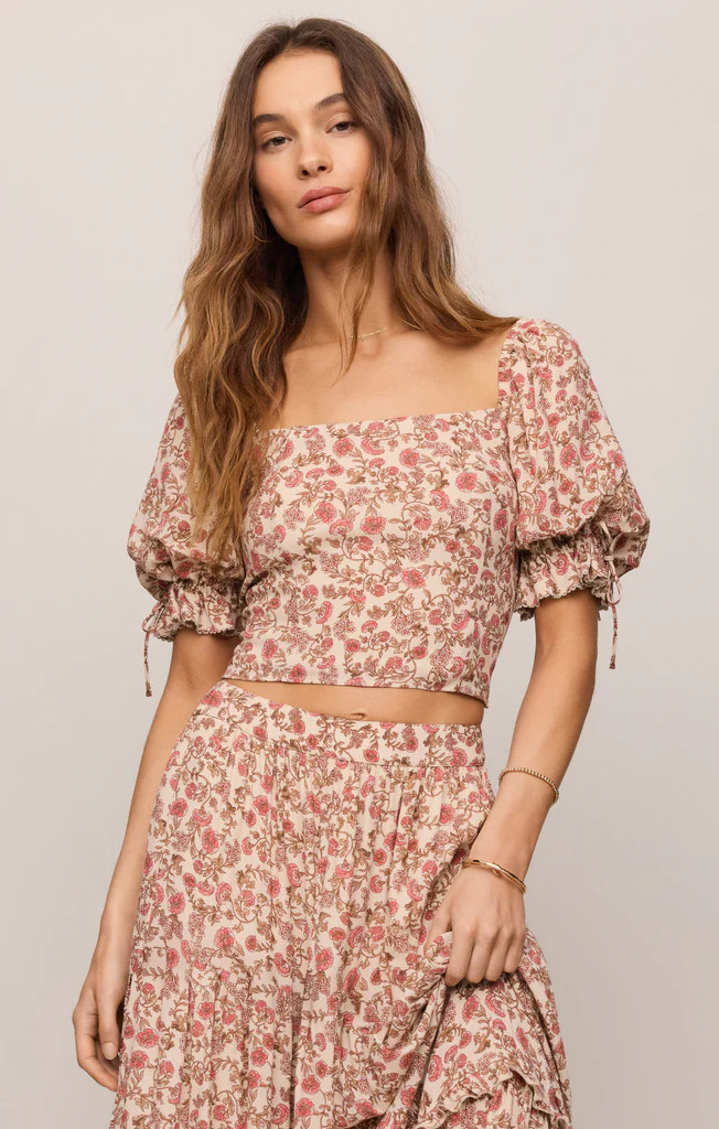 Moira Floral Cropped Top | Z Supply