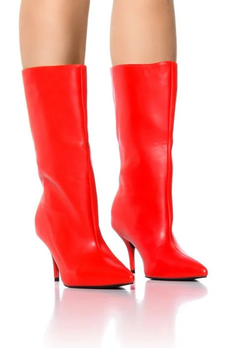 AZALEA WANG ORSON RED BOOTIE IN RED | AKIRA