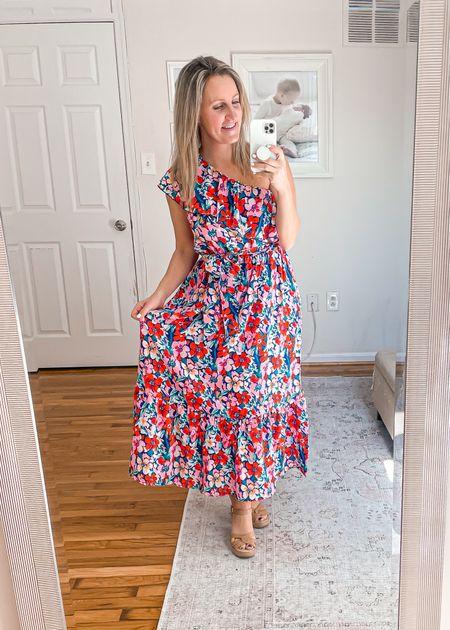 Floral off the shoulder maxi dress from Amazon. A perfect spring dress!

#LTKSeasonal #LTKFind