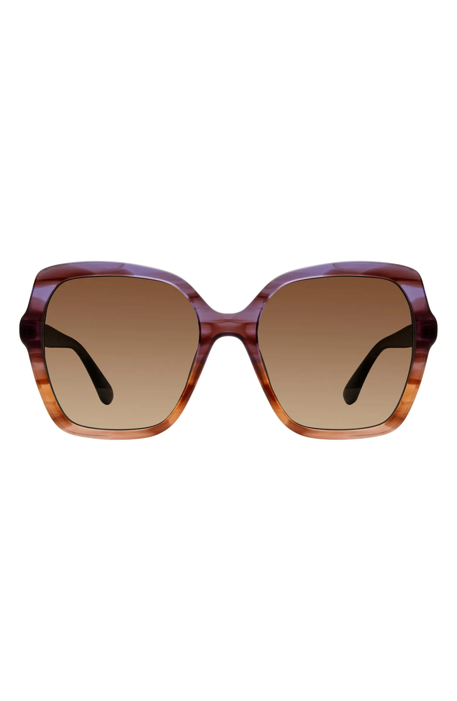56mm Gradient Square Sunglasses | Nordstrom