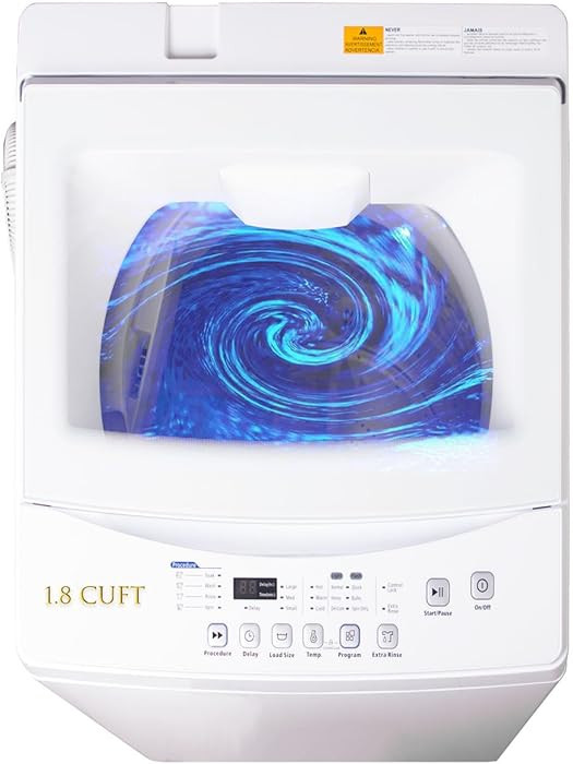 Pro+ 1.8 Cu.Ft Top Load Washer | 6 Auto Programs Quiet Motor | UL Certified Portable Washing Mach... | Amazon (US)