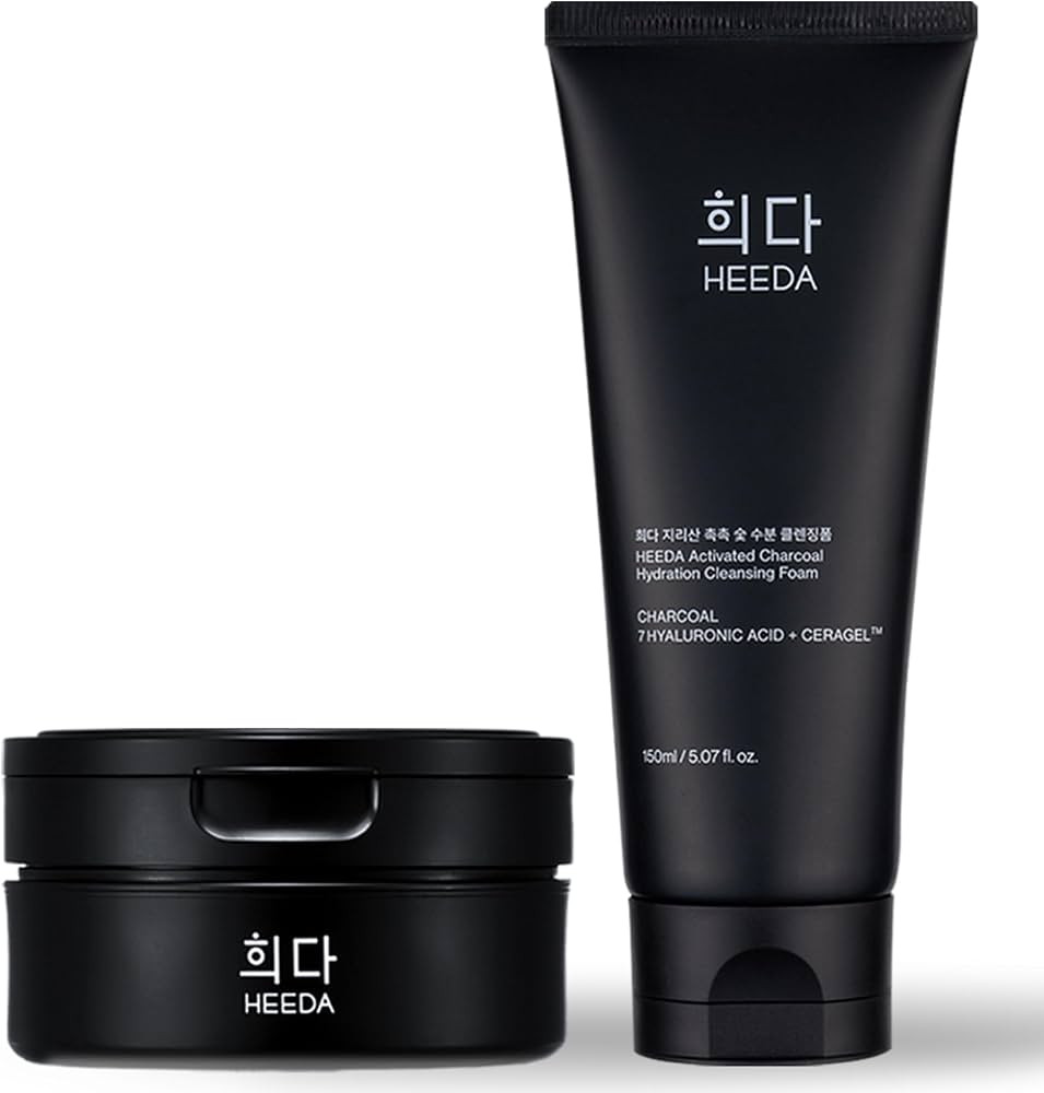Charcoal Double Cleansing Duo, Hydrating & Purifying, Pore and Blackhead Deep Cleanse, Glass Skin... | Amazon (US)