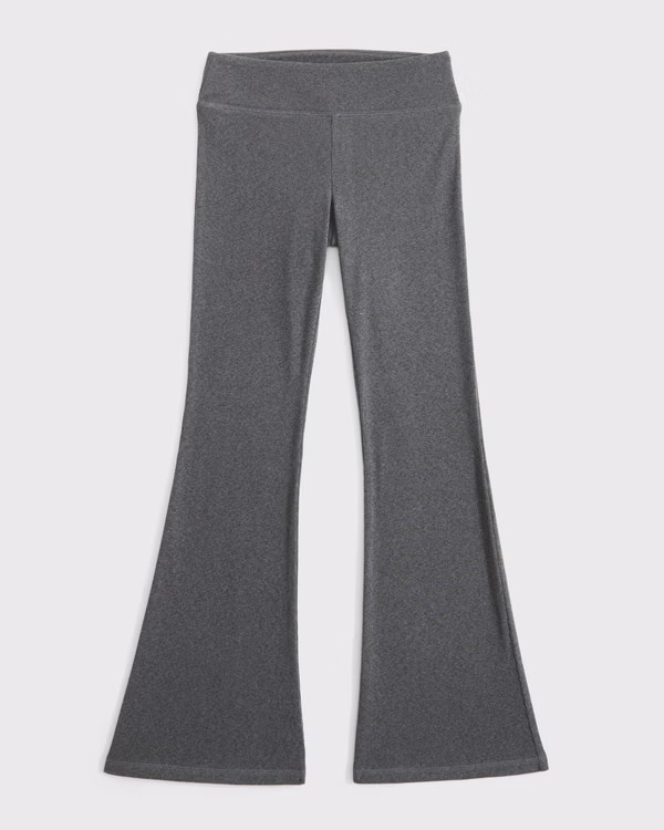 girls rib knit low rise flare leggings | girls new arrivals | Abercrombie.com | Abercrombie & Fitch (US)