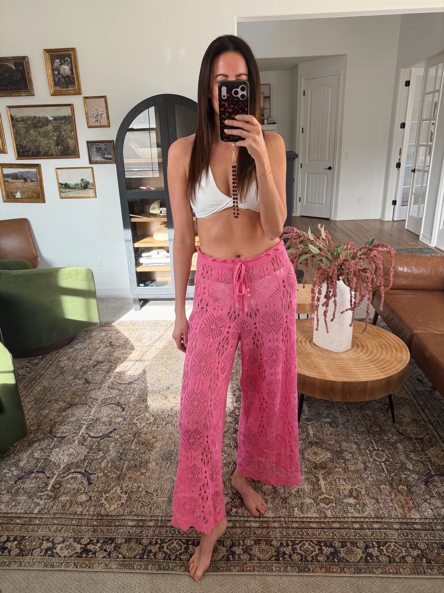 These pink cover up pants are so cute and come in so many color options! A great option for pool days or beach trips!!

#LTKmomlife #LTKSaleAlert #LTKSwim