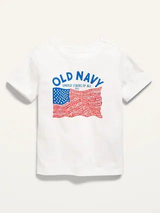 Unisex 2022 "United States of All" Flag Graphic T-Shirt for Toddler | Old Navy (US)