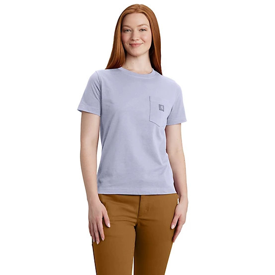 Carhartt  Women's Relaxed Fit Lightweight Crew Neck Short-Sleeve Pocket T-Shirt | Tractor Supply