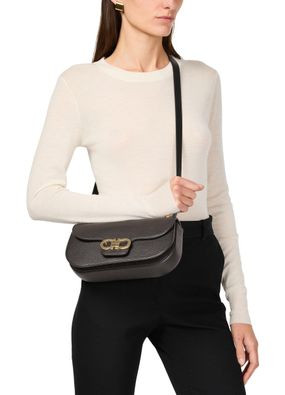 East-West Gancini double crossbody bag | 24S US