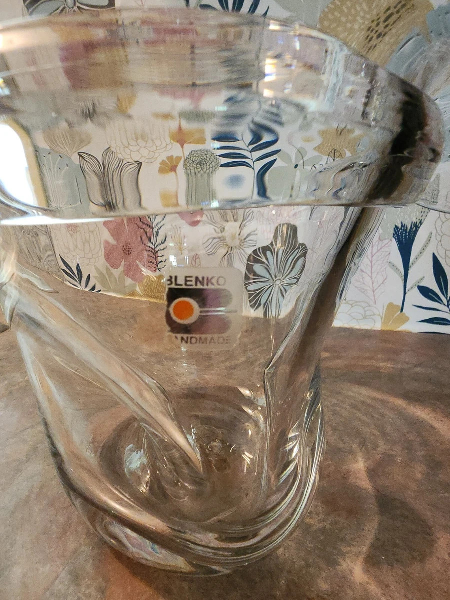 Vintage Blenko Mid Century Glass Cowboy Hat. Has "Blenko Handmade" sticker | eBay US