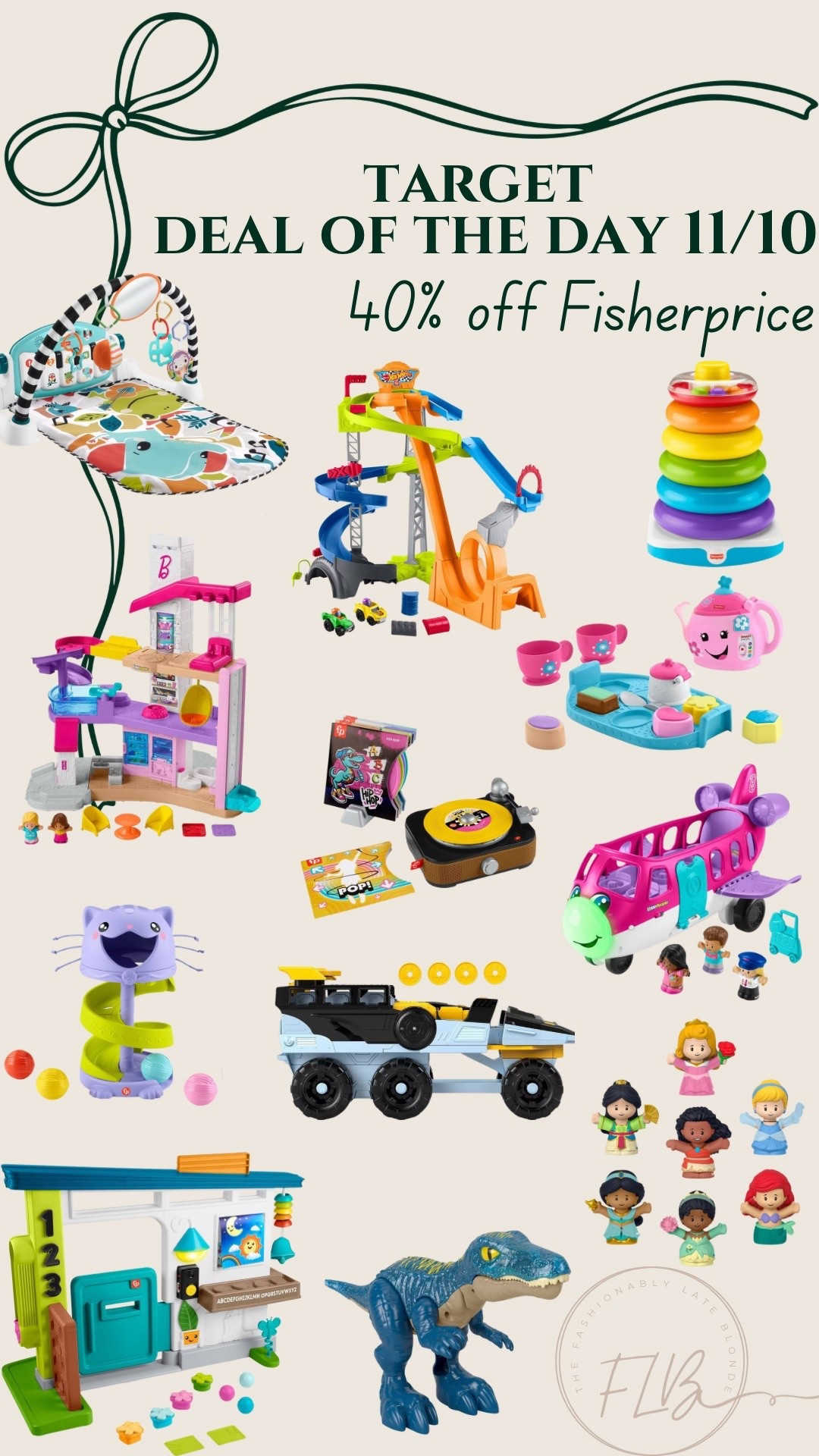 Target Deal of the Day 40% off Fisher Price.


Christmas gifts, toddler toys, baby toys, toddler gift guide, gifts for him, gifts for her

#LTKGiftGuide #LTKSaleAlert #LTKHoliday