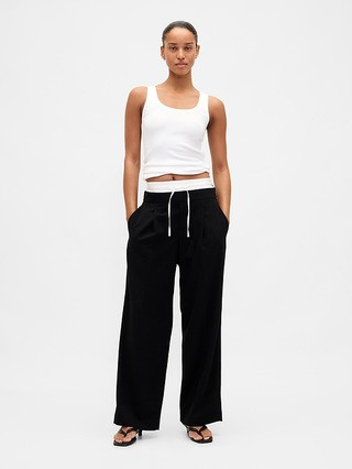 Mid Rise Double-Waist Pants | Gap (CA)
