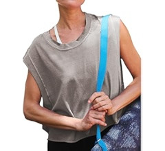 Ainangua Oversized Tank Top for Women Sleeveless Athletic Cropped Activewear Workout Yoga Gym Top... | Amazon (US)