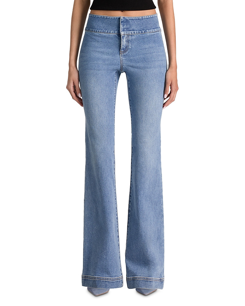 Alice and Olivia Hot Mid Rise Jeans in Celtine Vintage | Bloomingdale's (US)