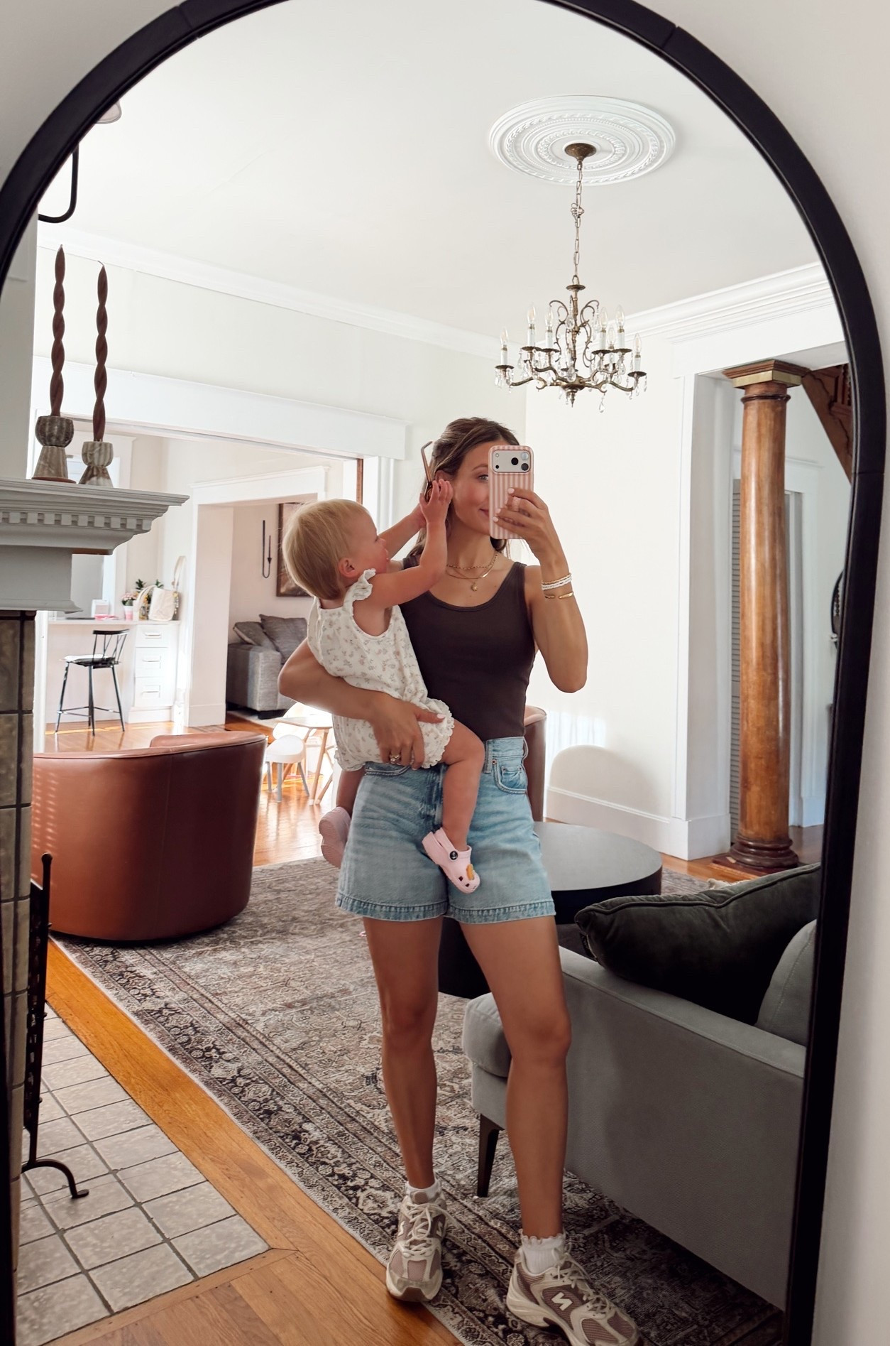 Best denim shorts I’ve found that don’t ride up my butt or tight around my thighs. 10/10 recommend this babies!! 
5’4 135/140lbs — Size 27!

#LTKootd #LTKmomlife #LTKSeasonal