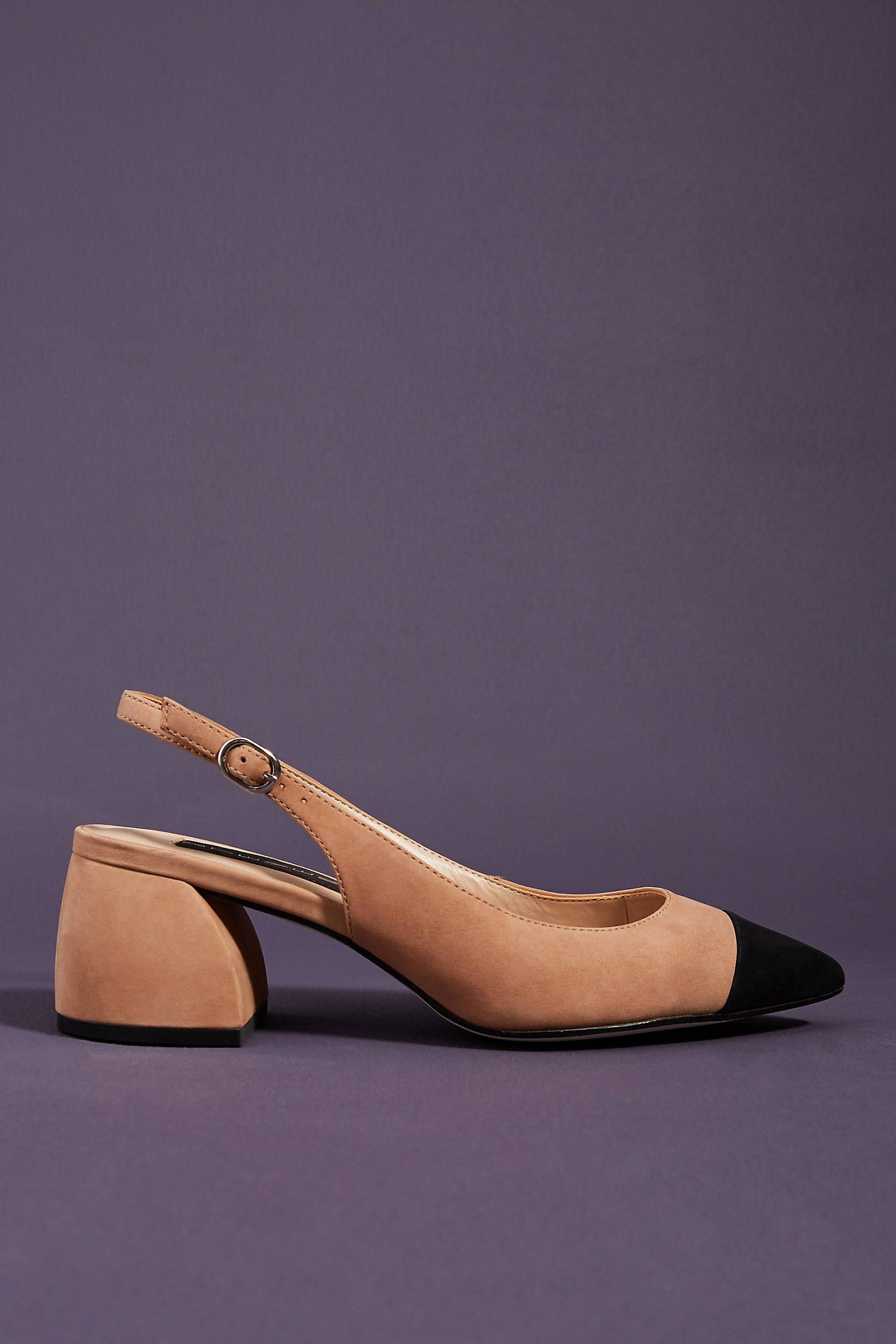 Steven by Steve Madden Agent Suede Slingback Heels | Anthropologie (US)