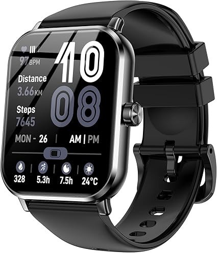 Smart Watch for Men Women, 1.83" HD Touchsreen, Bluetooth Calling, 5 ATM Water-Resistance, 130+ S... | Amazon (US)