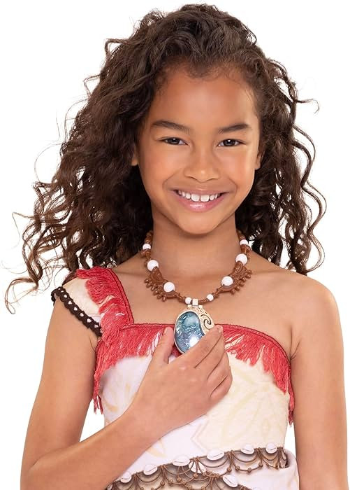 Disney Moana 2 Moana's Necklace Magical Sea Shell Star Light-Up Necklace for Girls Role Play and ... | Amazon (US)