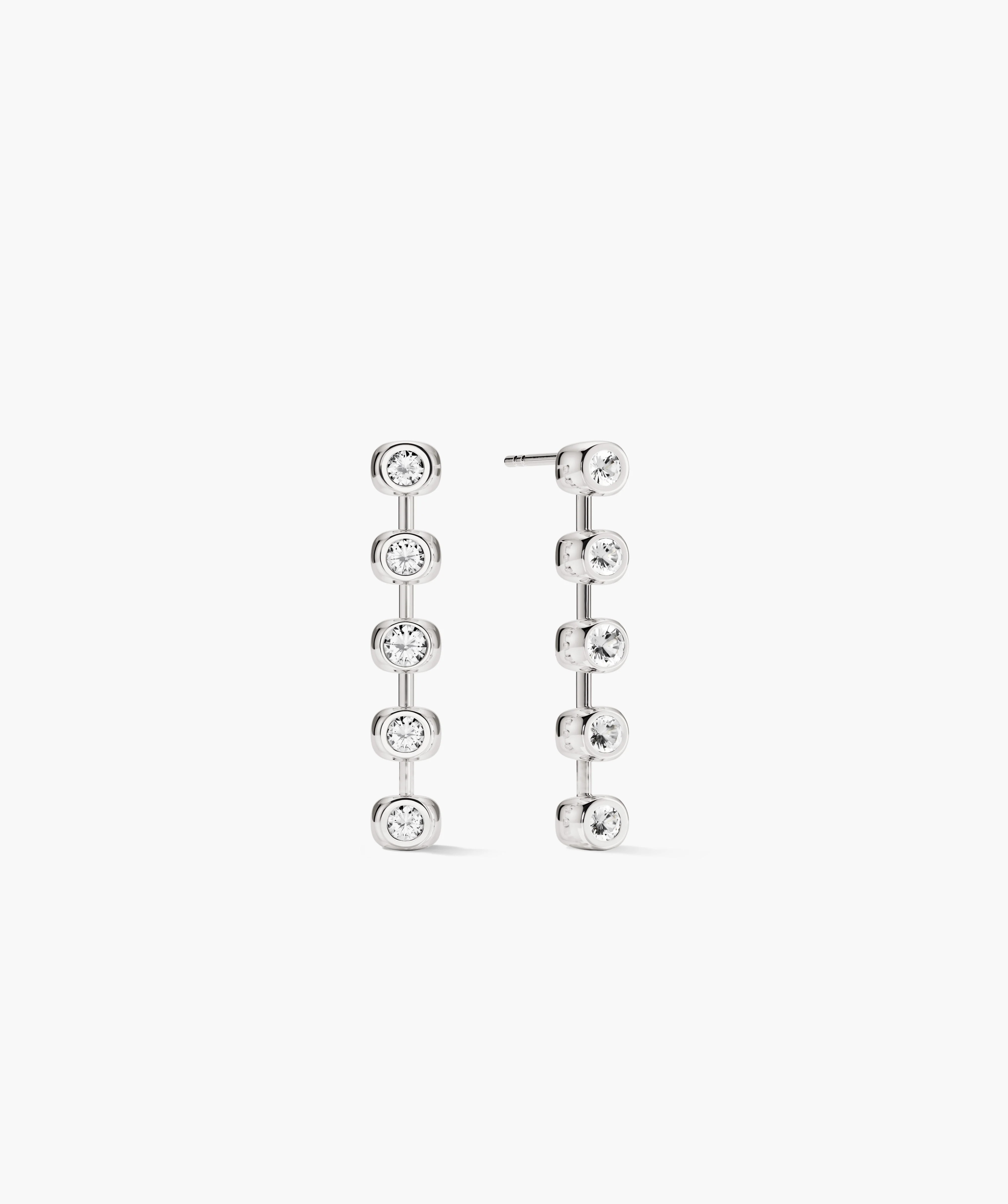 Zina Tennis Earrings | Mejuri Fine Crew