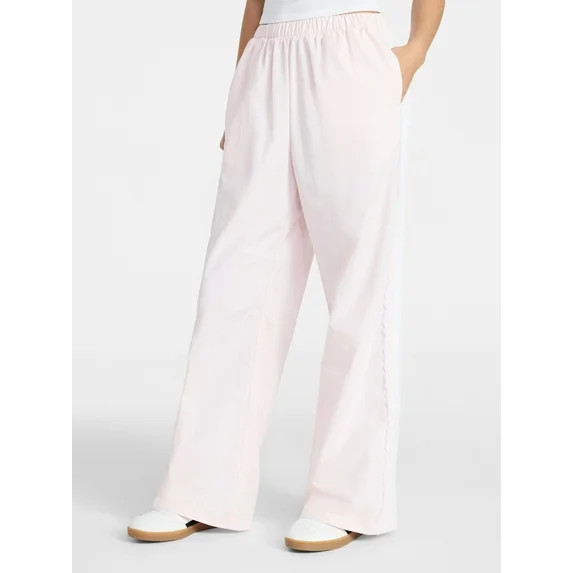 No Boundaries Lace Side Stripe Track Pants, 30.5'' Inseam, Women's XXS-XXL | Walmart (US)