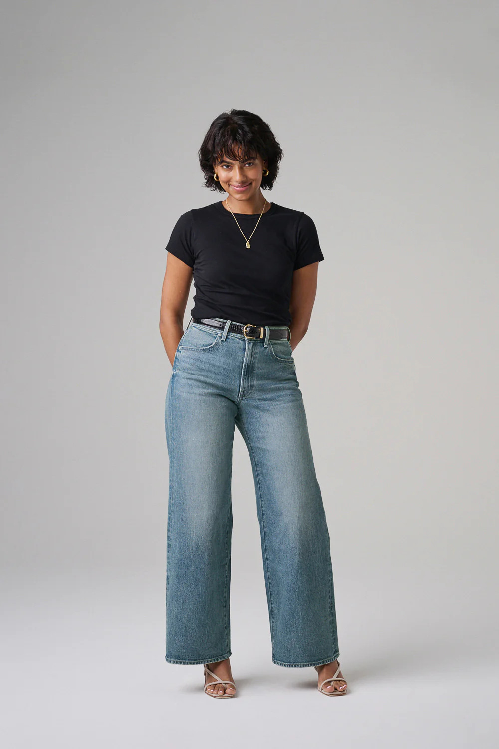 The Hermosa Wide Denim | Daisy | elims denim