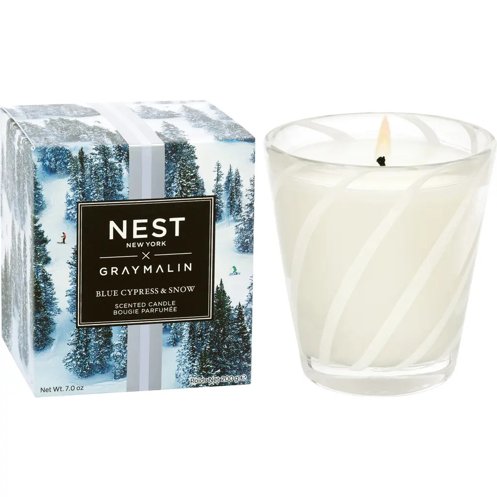 NEST New York x Gray Malin Blue Cypress & Snow Candle at Nordstrom Rack | Nordstrom Rack