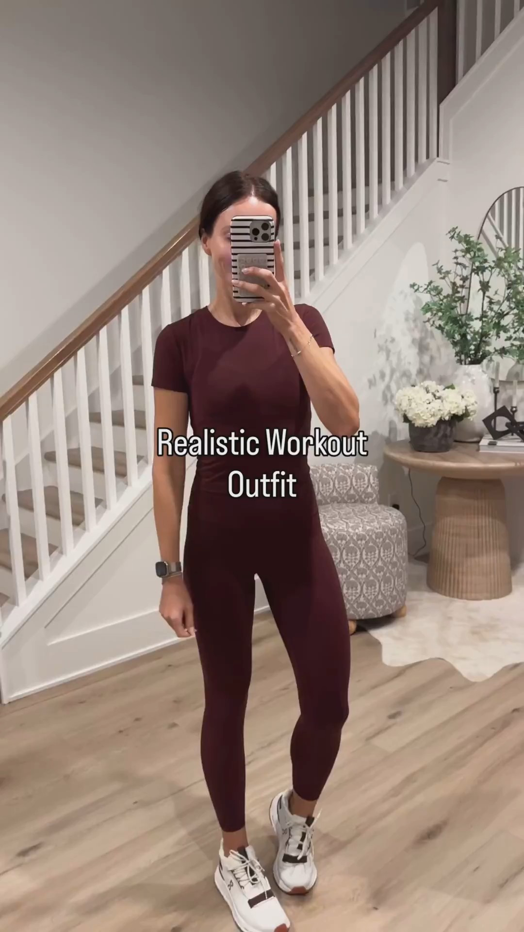 Realistic workout outfit, athletic outfit, workout top, leggings, winter activewear, annabrstyle
I’m wearing xs in top, s in leggings 

#LTKSeasonal #LTKActive #LTKOver40