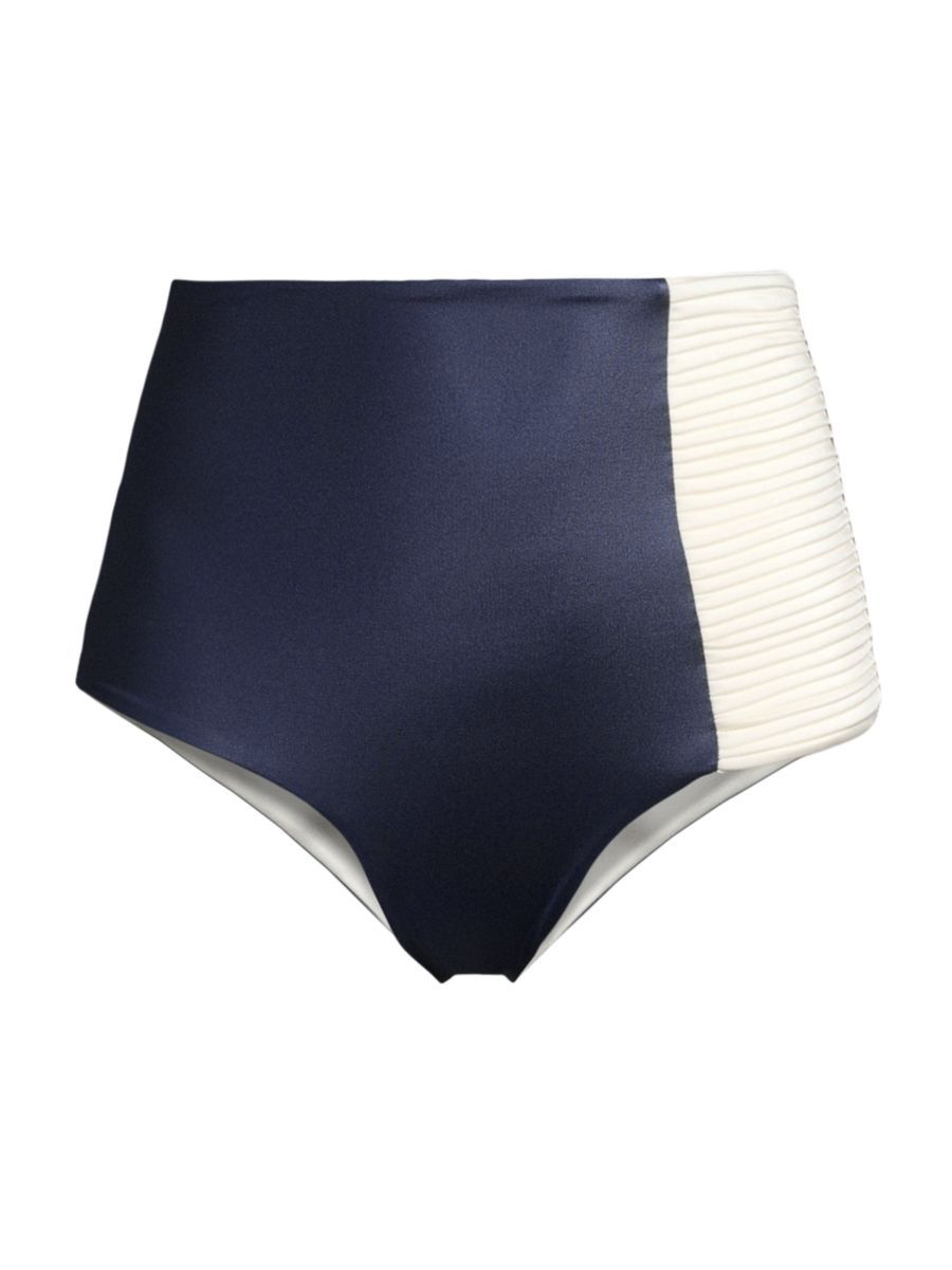 Frida Reversible High-Waist Bikini Bottom | Saks Fifth Avenue