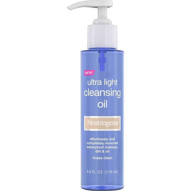 Neutrogena Ultra Light Face Cleansing Oil & Makeup Remover - 4 fl oz | Target