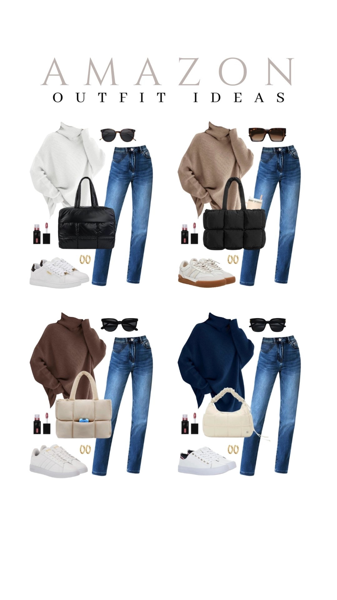 Loving this oversized turtleneck with straight leg jeans for a comfy casual day!
oversized batwing sweater, puffer tote bag, straight leg jeans, nike court legacy, casual outfit idea, amazon fashion, winter style, trendy look, viral fashion, affordable style, amazon favorite, top picks, best seller, winter look, winter outfit idea

#LTKU #LTKSeasonal #LTKFindsUnder50