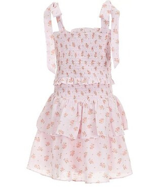 Big Girls Adeline Tie Strap Dress | Dillard's