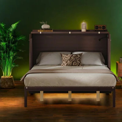 Space Saving Beds With Storage, Queen Wood Mdf Modern Home Cabinet | Wayfair North America