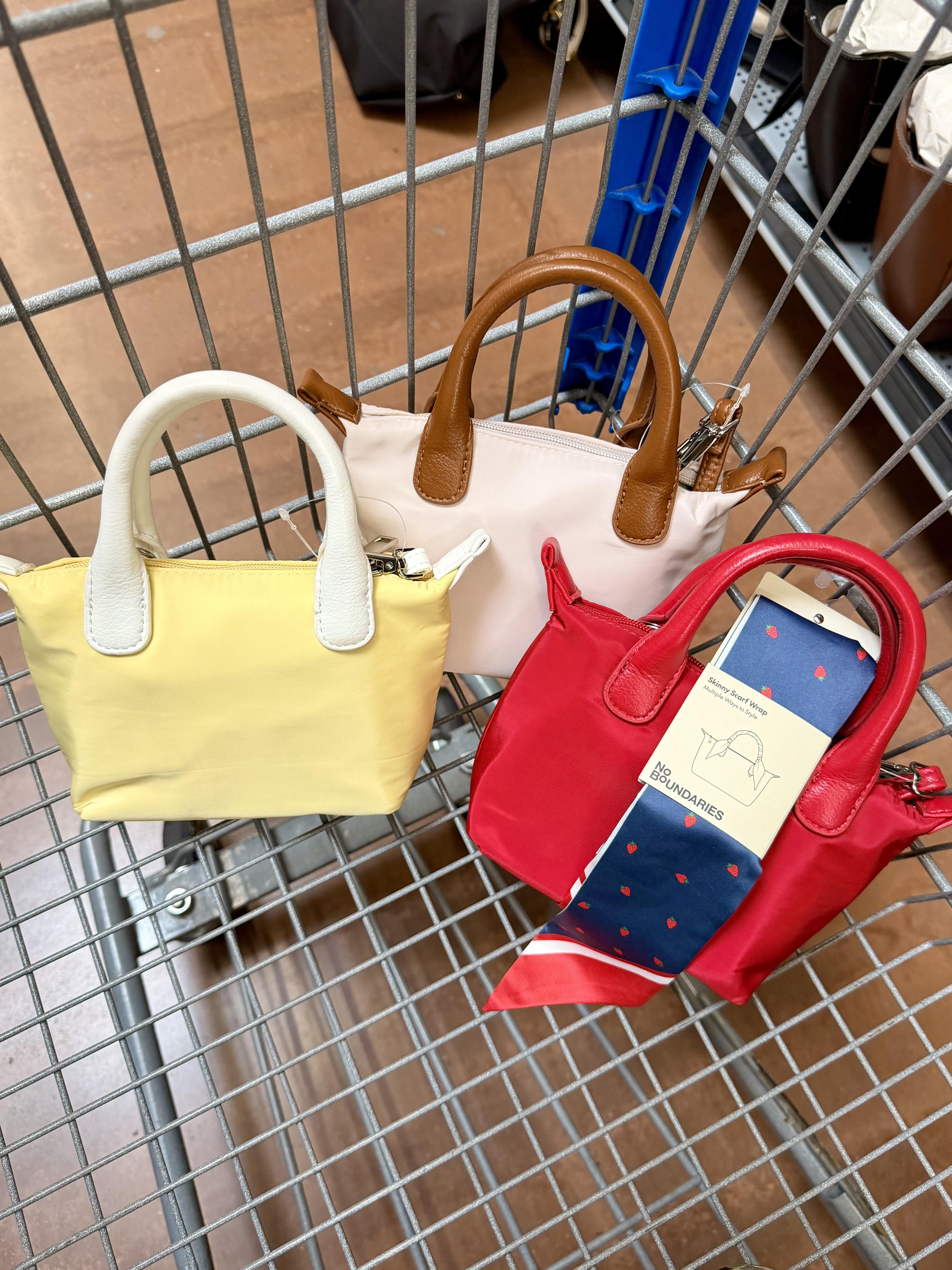 These mini totes from Walmart are seriously so cute! And they’re under $13!! Pair them with the cutest thin scarfs and bag charms!! 

#LTKTravel #LTKFestival #LTKWorkwear