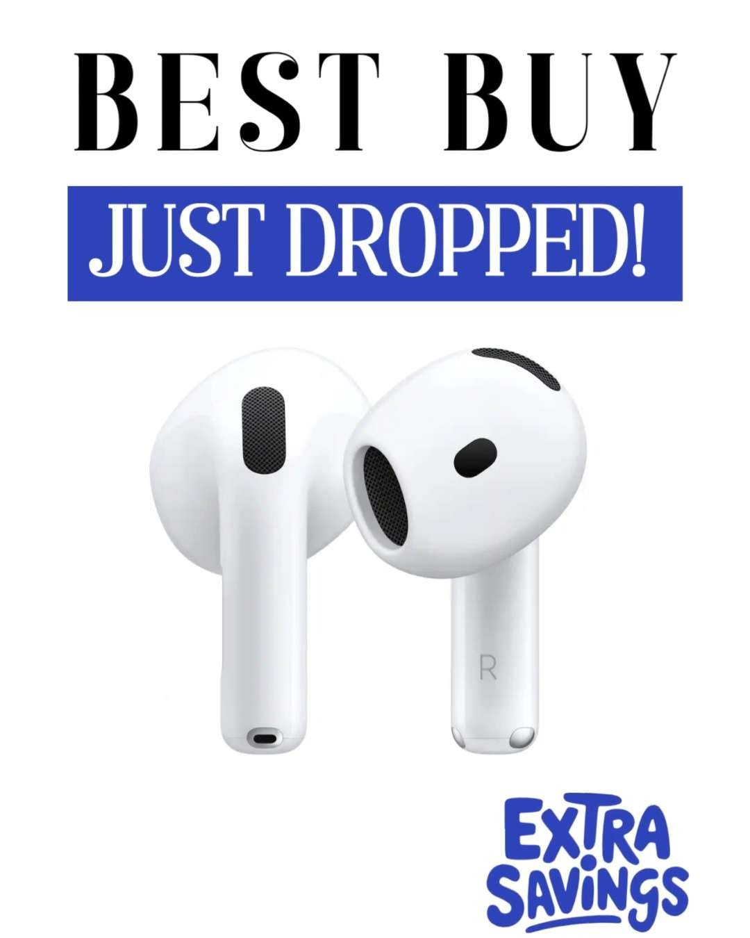 OMG you guys this is HUGE! 🎧✨ Apple AirPods 4 are one day only at Best Buy — normally 129.99, today only 79.99! Run, don’t walk… deals like this disappear fast! Tap to grab yours today! 🔥🛍️

#LTKSale
#LTKDeal
#LTKFinds
#LTKHoliday
#LTKTech 

 #LTKGiftGuide #LTKSaleAlert #LTKFindsUnder100