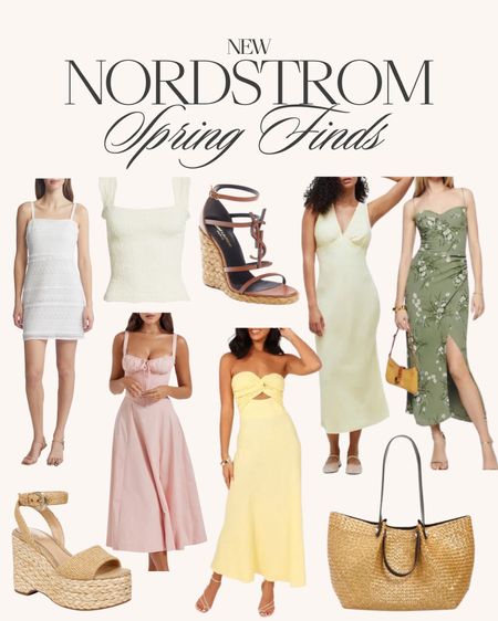 New Nordstrom soring finds 🙌🏻🙌🏻

Spring fashion, spring dresses, Easter dresses, YSL, sandals, mini dress, mini dress, tote bag, yellow dress, green dress 

#LTKSeasonal #LTKshoecrush #LTKstyletip