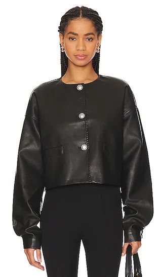 Coco Jacket in Onyx | Revolve Clothing (Global)