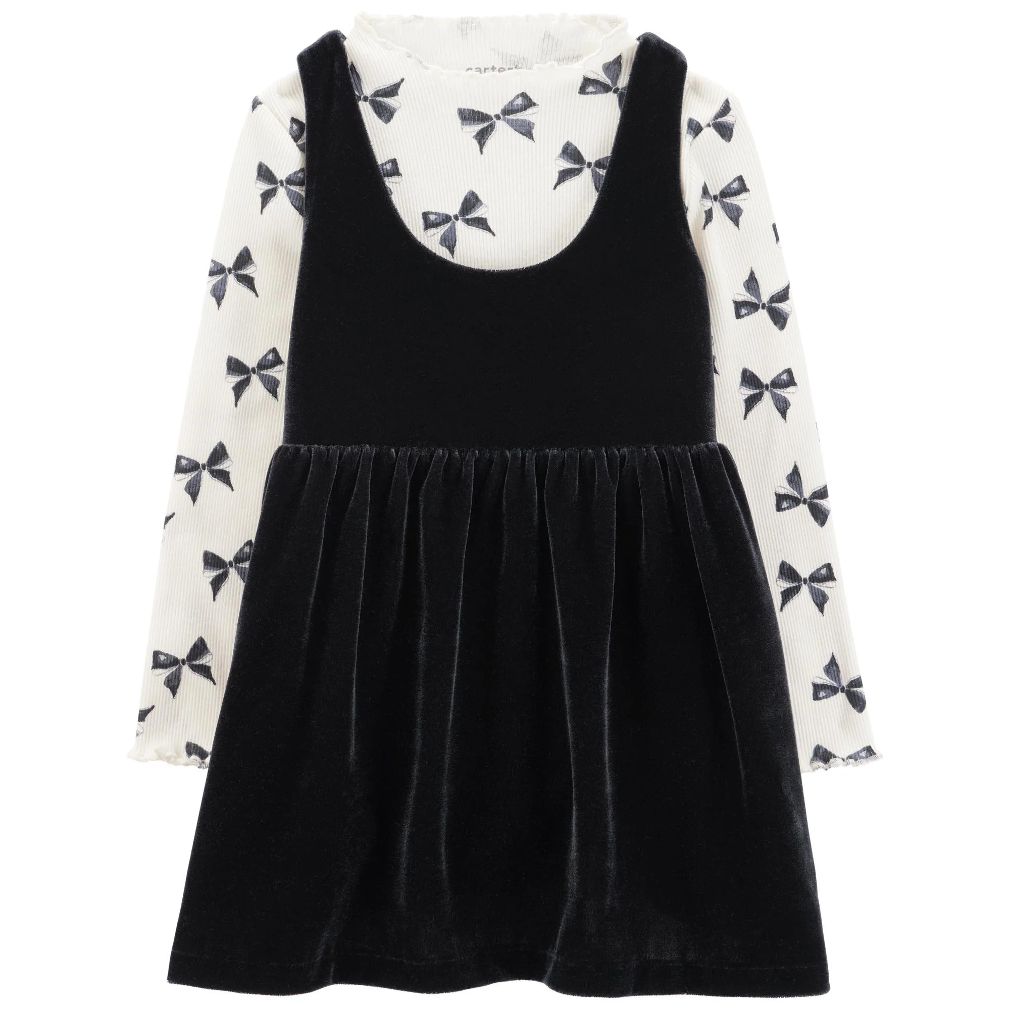 Carter's Child of Mine Toddler Girl Dress, 2-Piece, Sizes 12M-5T - Walmart.com | Walmart (US)