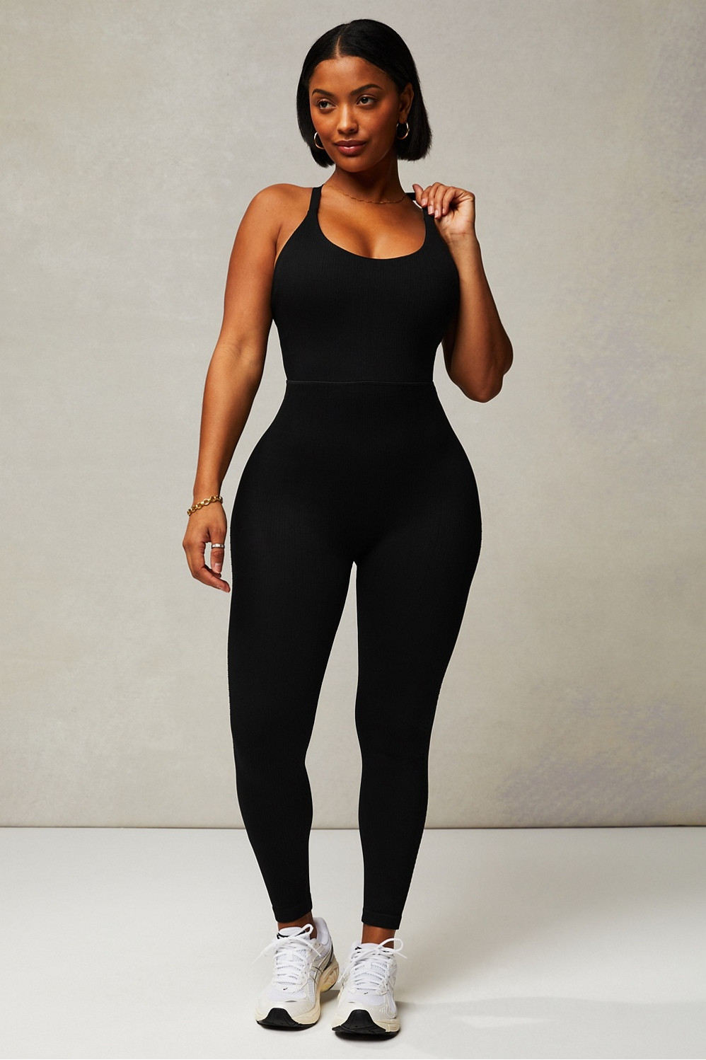 Seamless Rib Jumpsuit | Fabletics - North America