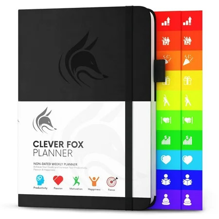 Clever Fox Undated Weekly Planner | Walmart (US)