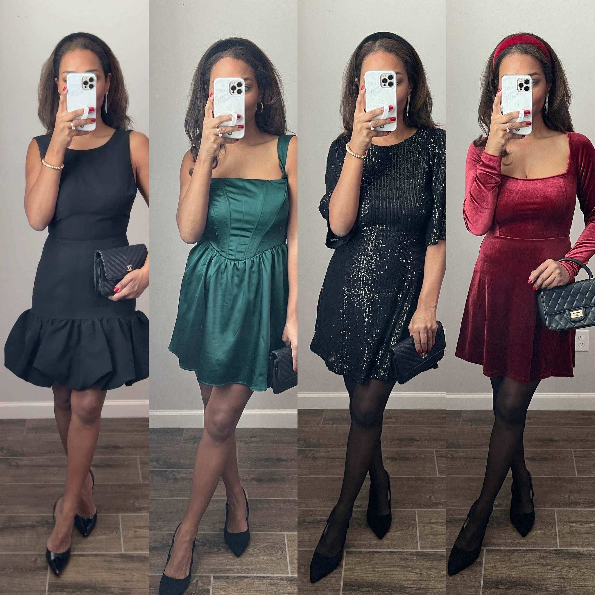 Holiday season dresses under $100! Wearing a small in all 

#LTKFindsUnder50 #LTKFindsUnder100 #LTKHoliday