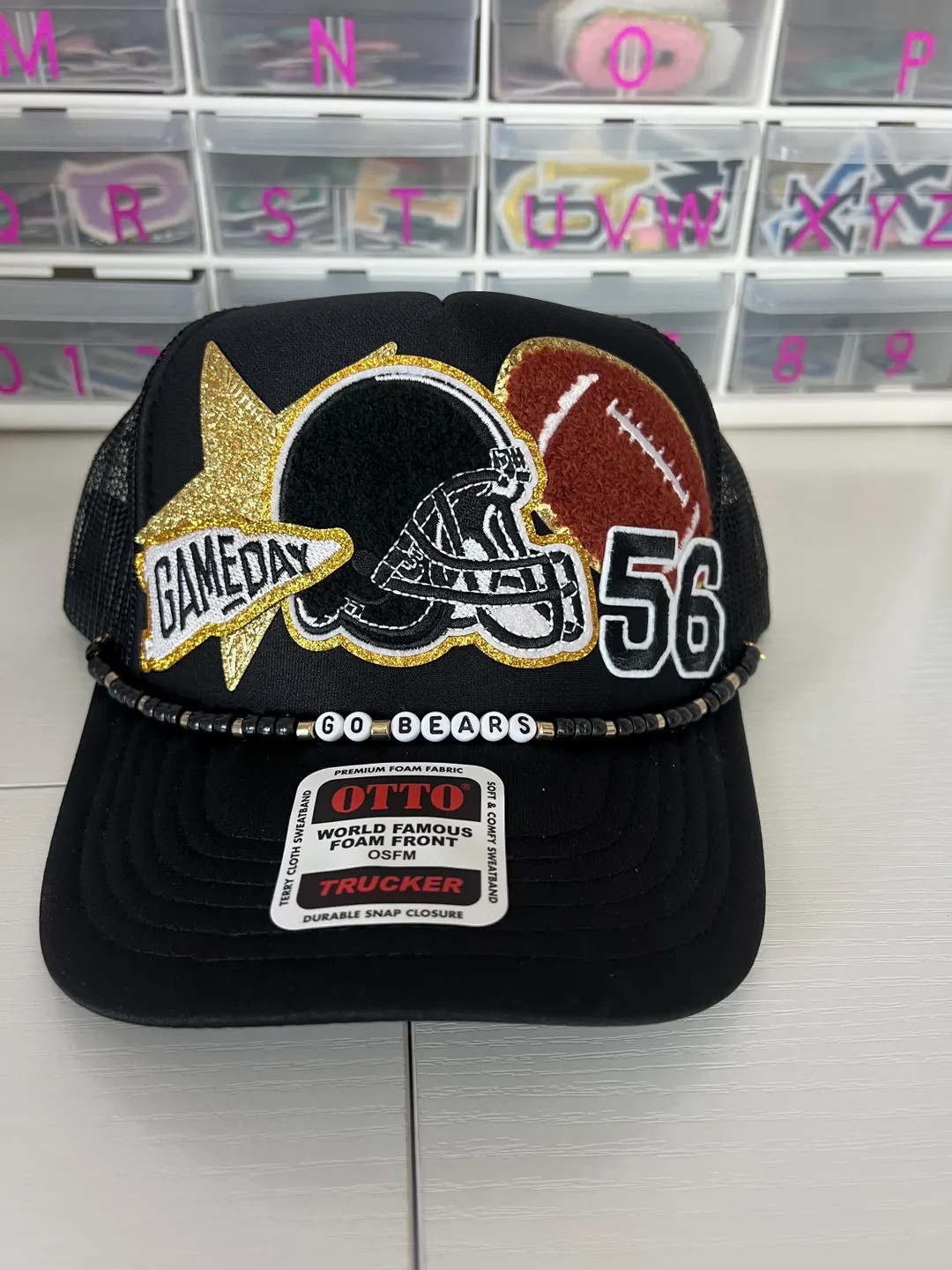 Custom Game Day Trucker Hat - Patches - Sports Mom | Etsy (Global)